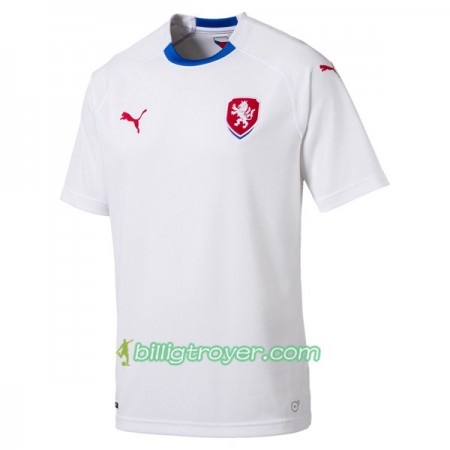 Billige Fotballdrakter Tsjekkia Bortedraktsett 2018 Kortermet